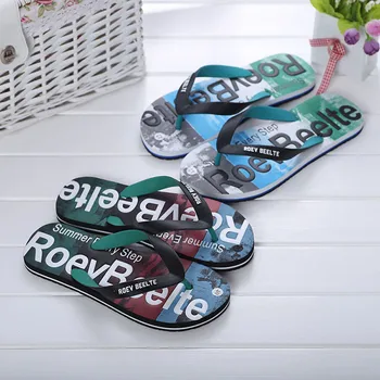 

Anti-slip Men Summer Mixed Colors Shoes Sandals Male Slipper Indoor Or Outdoor Flip Flops Breathable Casual Beach Shoes