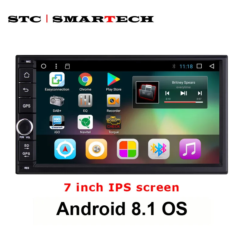 SMARTECH 2din Android 8 1 автомобиль gps навигация Авторадио Системы для Nissan Toyota Suzuki Hyundai Honda