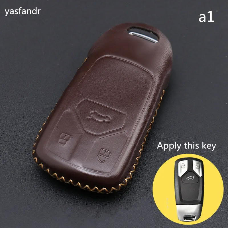 Автомобильные аксессуары араба Аксесуар крышка чехол для ключей для автомобиля AUDI A4 B9 Q7 Q5 TT TTS 8S автомобиль Smart Автомобильная сигнализация с дистанционным управлением