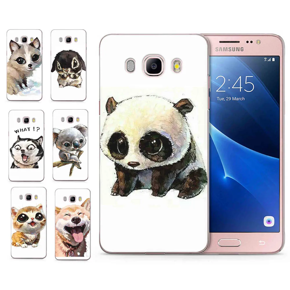 For Samsung Galaxy A5 2016 2015 2017 prime J1 J2 J3 J5 J7 S8plus Note 8 TPU Silicon Cute Animal Cat Panda Rabbit Cover Case C109 |