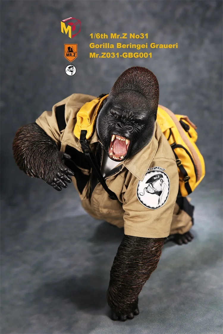 Estartek MR. Z имитация Animal1/6 в африканском стиле; Каблук; Низкий Горилла двойной головкой лепить Гараж Комплект статуя для любителей подарок на праздник
