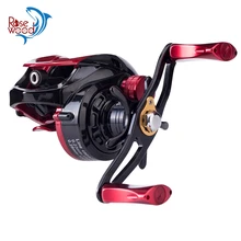 Топ-класса качества 6.6: 1 Шестерни коэффициент магнитной Тормозные системы Ultra Light приманки литья катушки левой и правой руки Рыболовные катушки 4 кг Перетащите