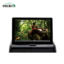 4.3 Pollici TFT LCD Car Monitor Monitor Pieghevole Display Sistema di Parcheggio per Auto Retrovisore Monitor NTSC PAL
