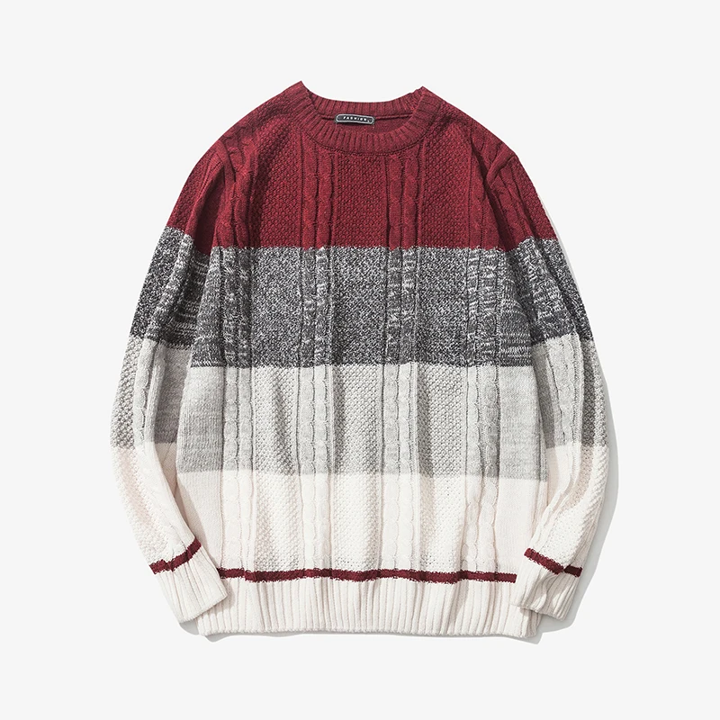 Men Sweater Autumn Spring Patchwork Sweater Three Colors Men Sweaters Pullovers Knitted Thick Warm Casual Sweaters Pullover Mens Men Sweater Autumn Spring Patchwork Sweater Three Colors Men Sweaters Pullovers Knitted Thick Warm Casual Sweaters Pullover Mens