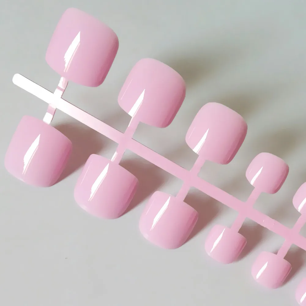 24 шт Акриловые Поддельные ногти фиолетовые накладные ногти конфетные ногти для дизайна ногтей полное покрытие DIY салонные маникюрные ногти 316 - Цвет: 008