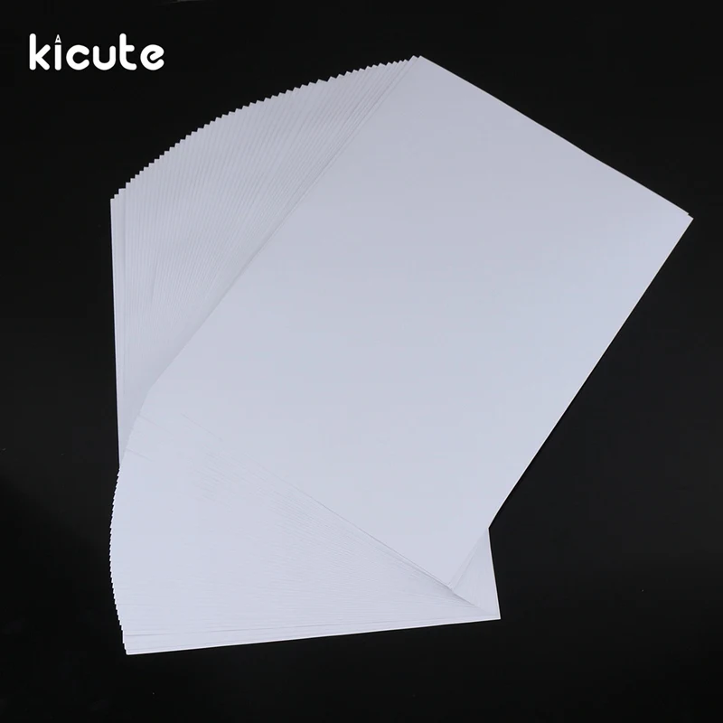 Buy Kicute 50pcs Hot White Adhesive Printer Paper A4