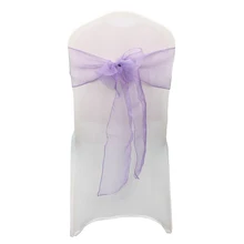 100 шт. нарядное платье из органзы ленты для свадебных стульев банты для свадебного банкета, вечеринки Декорации для торжеств