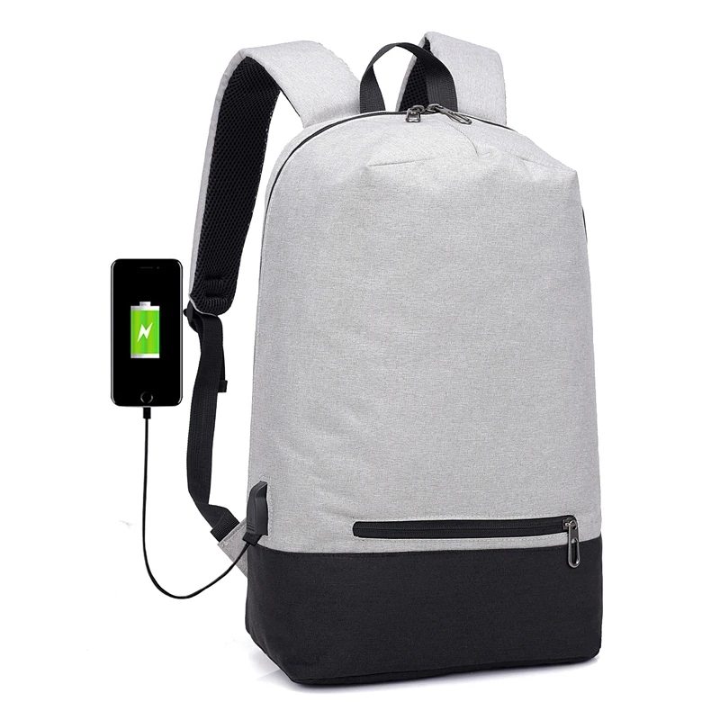 

Men Laptop shoulder Backpack 15.6 inch Canvas fashion Backpacks Anti-theft School Rucksacks Women daypack Travel Mochila USB bag