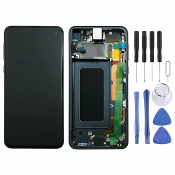 

Original AMOLED LCD for SAMSUNG Galaxy S10e Display Touch Screen Digitizer with Frame Replacement LCD G970 Display