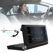 Car Dual Camera Rear View T18 WIFI 7″ HD 1080P DVR Recorder With GPS Navigator Built-in Mic And Speaker Support FM TF