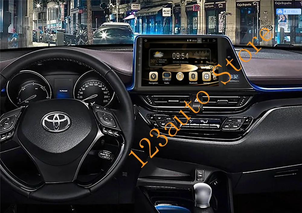 9 дюймов Android 8 0 7 1 восемь ядер Автомобильный CD DVD GPS плеер навигация авто для TOYOTA C HR