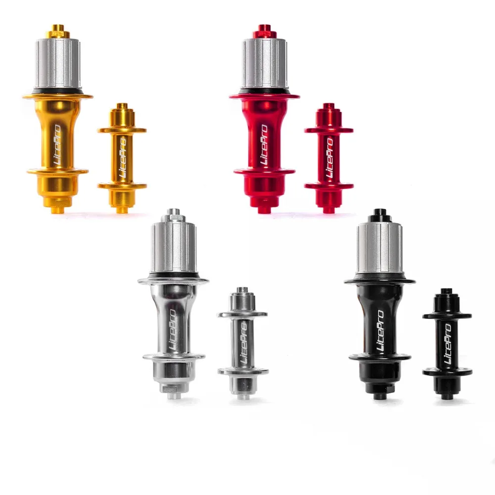 Cheap Chance of  Litepro X-King Ultra Light 4 Bearing Hub 74-130mm V Brake 16/20H Folding Bike Refiting SP8 VP18