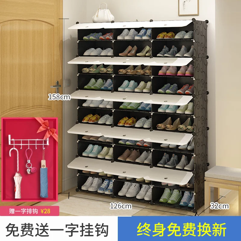 

DIY Multi-layer Economical Simple Shoe Cabinet Economize Space Doorway Cabinets Dustproof Home Shoe Shelf Cabinet High Quality