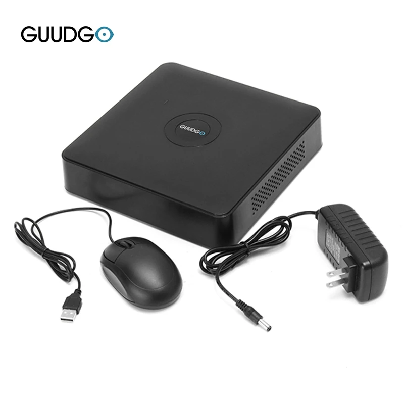 

DUUDGO GD-NR01 1080P 4 8 12CH Wireless 2.5 ONVIF Network Video Recorder NVR P2P for IP Security Camera with Mouse + Power Supply
