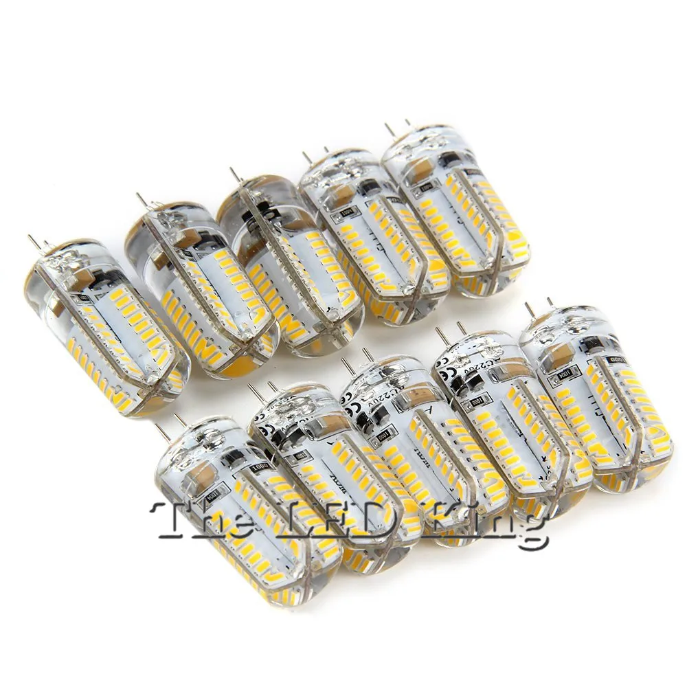 10 шт. Бесплатная доставка 3 Вт 5 G4 светодиодный SMD3014 24 48 64 S 240 В 220 g 4 Точечный