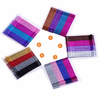 

Justbuy 24pcs Hair Clip for Hair Clips Styling Accessories Wavy Hairpins Metal Barrettes Color Bobby Pins for Women Girls 5cm