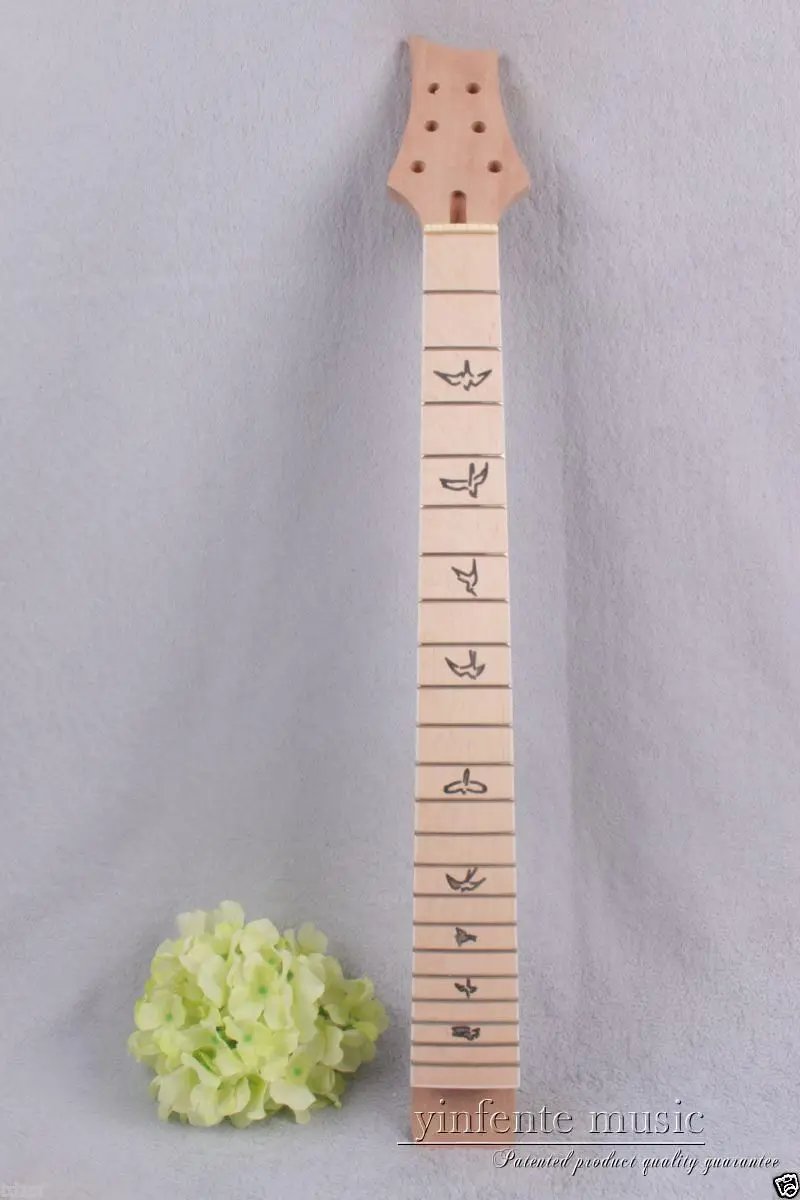 

1pcs electric guitar neck solid wood maple 22 fret 24.75'' Truss Rod new #766