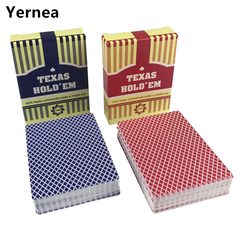 Yernea Горячая 10 компл./лот баккара Техасский Холдем Пластик игральные карты
