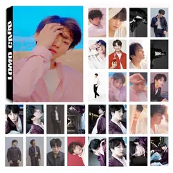 Новый 30 шт./компл. KPOP BTS Bangtan мальчики альбом JUNGKOOK 08 поддельная любовь фото карта ПВХ карты самодельные ломо карты Фотокарта