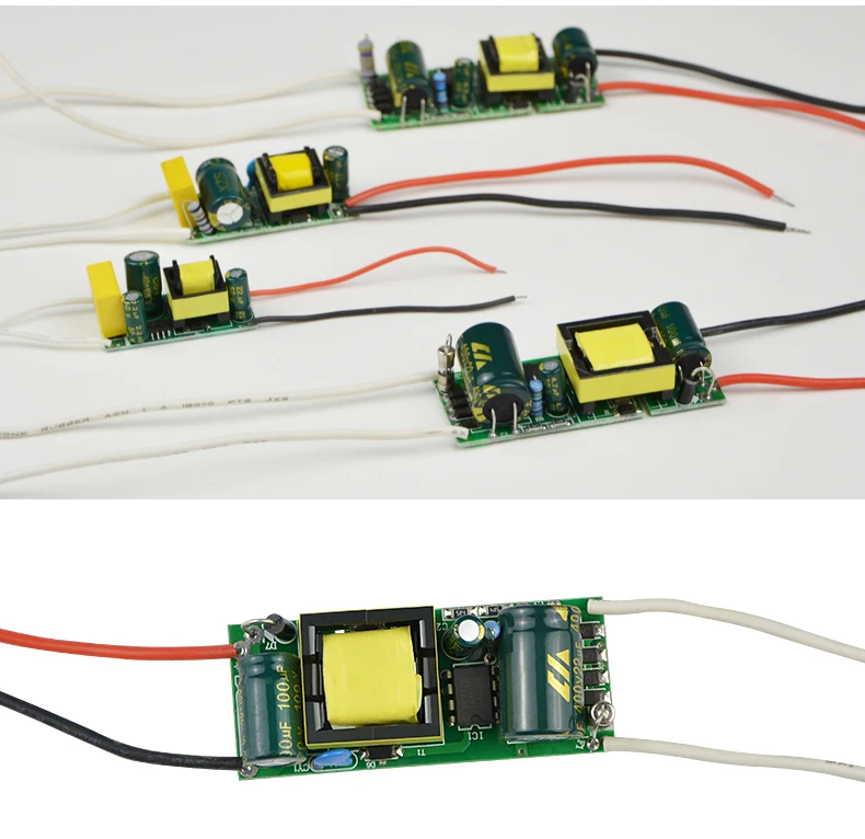 Светодиодный драйвер постоянного тока 1-3 Вт 4-7 Вт 8-12 Вт 12-18 Вт 18-25 Вт 300мА изолированный источник питания платы переменного тока 110-220 В Трансформаторы освещения