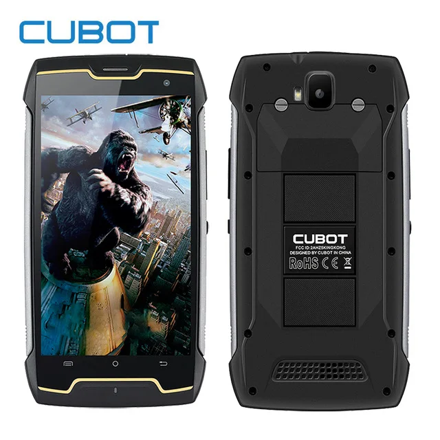 Cubot Kingkong IP68 водонепроницаемый ударопрочный мобильный телефон 4400 мАч MT6580 четырехъядерный Android 7,0 2 Гб ram 16 Гб rom смартфон