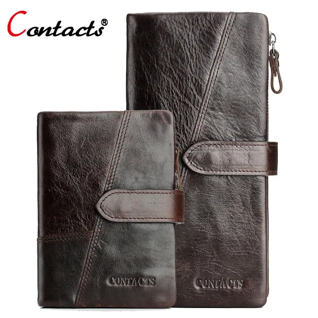 CONTACT'S Genuine Leather Wallet Men Coin Purse Male Clutch Credit Card Holder Coin Purse Walet Money Bag Organizer Wallet Long CONTACT'S Genuine Leather Wallet Men Coin Purse Male Clutch Credit Card Holder Coin Purse Walet Money Bag Organizer Wallet Long