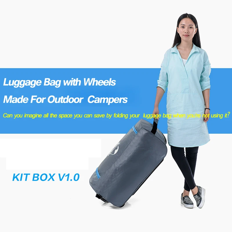 Naturehike открытый путешествия Кемпинг Чемодан большой ёмкость сумка для хранения с колёса удобный и прочный для мужчин и женщин