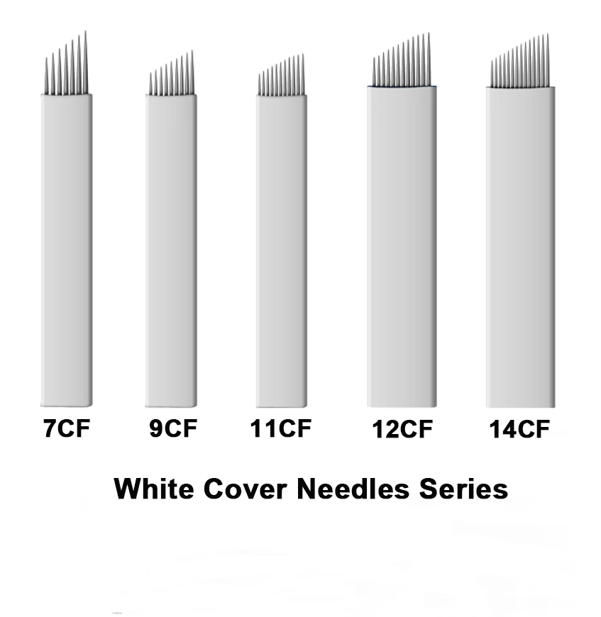 

10pcs Microblading Needles Permanent Makeup Suppplies Accessories Disposable Tattoo Eyebrow Blade for Microblading Manual Pen