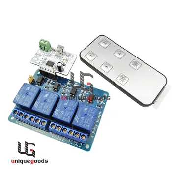 

Hot New 4 Channel Relay Module Set Infrared Remote Controllor IR Receiver 5V and 4-CH Relay Module