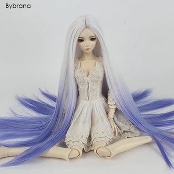 

Bybrana Long ombre 1/3 1/4 BJD Wigs High Temperature Fiber hair for dolls