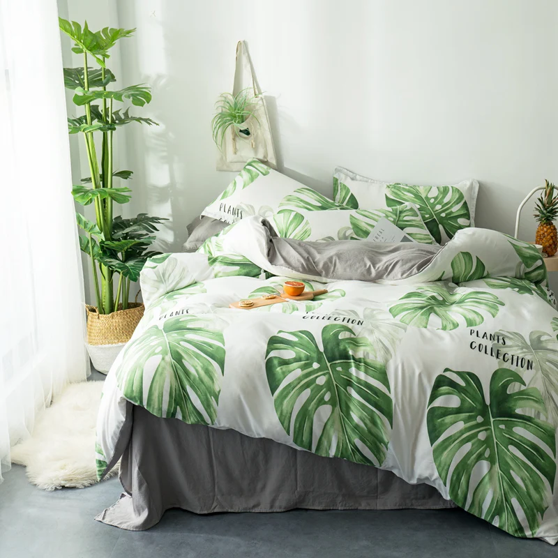 Dream NS, набор постельного белья в скандинавском тропическом лесу для спальни, наволочка, теплый мягкий домашний комплект для спальни, гостиной