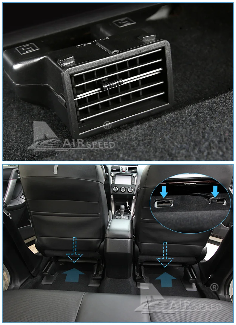 subaru forester rear air vents