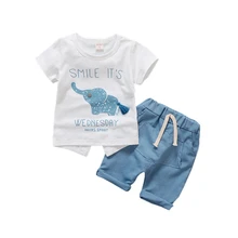 Best Offers Summer Children Boys Girls Clothes Suits Baby Elephant Pattern T-shirt Pants 2Pcs/sets Kids Cotton Tracksuits Toddler Outfits Best Offers Summer Children Boys Girls Clothes Suits Baby Elephant Pattern T-shirt Pants 2Pcs/sets Kids Cotton Tracksuits Toddler Outfits