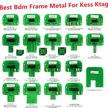 

Best bdm frame metal For kess ktag 22pcs/set BDM adapter Promotion KTAG KESS KTM Dimsport BDM Probe Adapters Full Set Ecu Tool