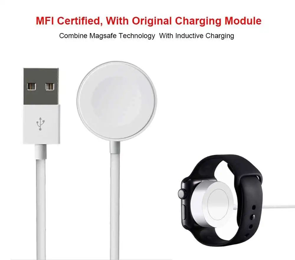 Charger for Apple Watch Charger 2m6.5ft Magnetic Charging Cable Charger for Apple Watch 2_06