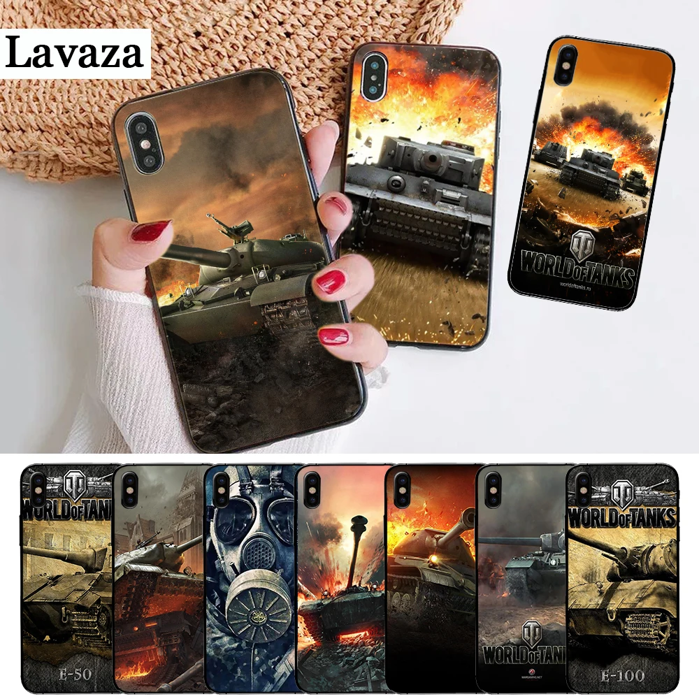 

Lavaza world of tanks on Silicone Case for iPhone 5 5S 6 6S Plus 7 8 X XS Max XR