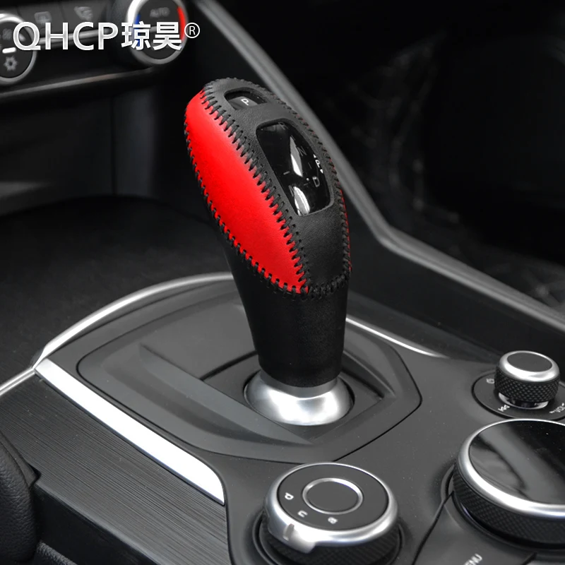 Rivestimento Cromato Per Telaio Cambio Auto - Per Alfa Romeo Giulia 2017, ABS, Adesivo, Antigraffio