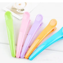 5 шт., Простая цветная Желейная заколка для волос в форме рыбьей головы, заколка для волос с клювом, папка для слов, специальная перегородка, инструменты для укладки волос, M19-5PC