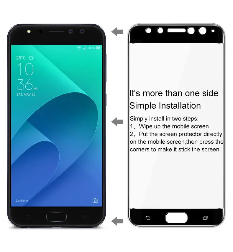 Для Asus ZenFone 4 Selfie Pro ZD552K Защитная пленка для экрана iMAK из закаленного стекла для Asus ZenFone 4 Selie Pro