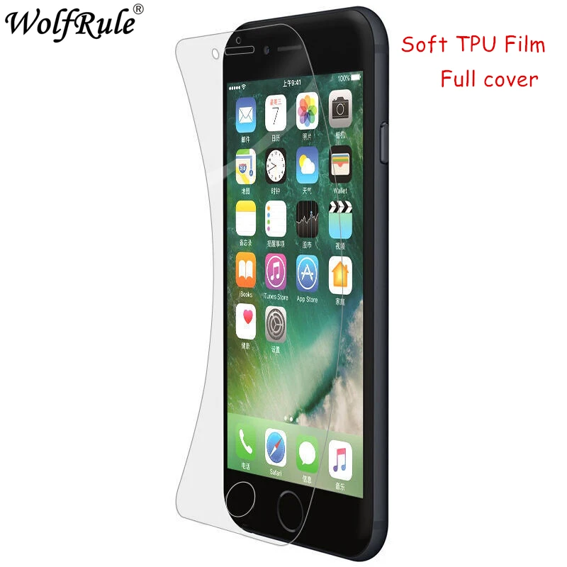  Volle Abdeckung Screen Protector Film Für Iphone 8 Weiche TPU Film Für Iphone 8 Anti Burst Weichen 