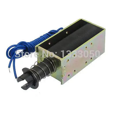 

DC 24V 0.96A 19mm Stroke 0.1kg Force Push Electromagnet Coil 23W