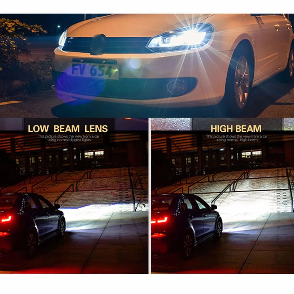 King Way-Led DRL Налобные фонари для 2007 2010- VW Volkswagen Golf MK6 В Сборе