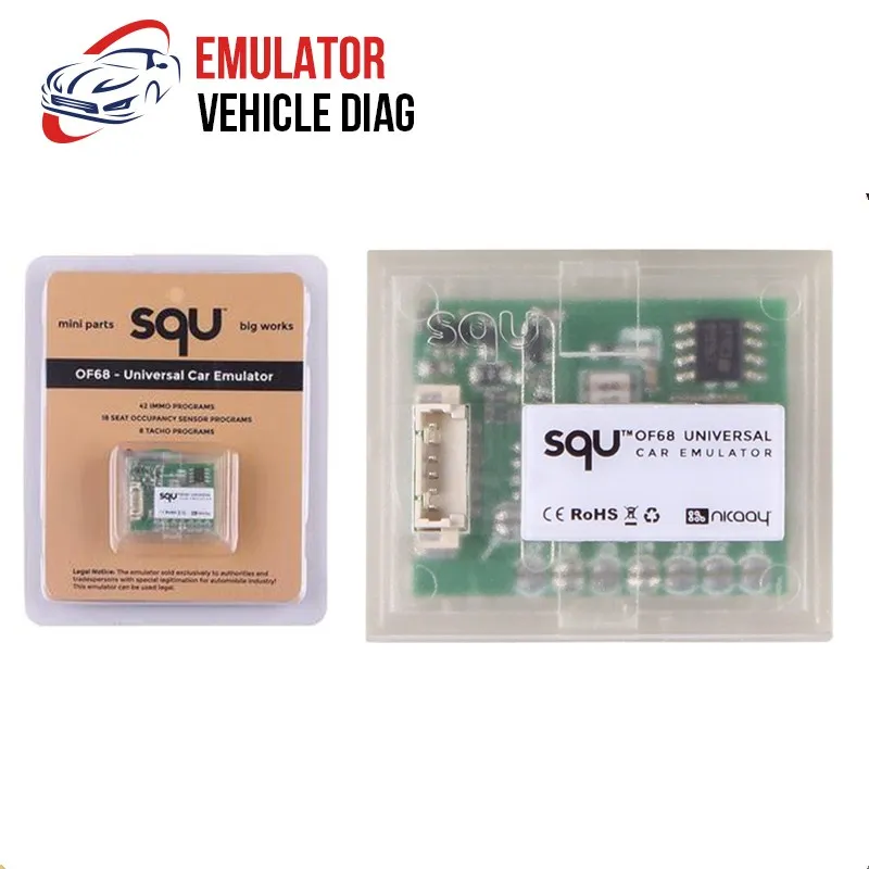 

SQU OF68 Universal Car Emulator Support IMMO/Seat Accupancy Sensor/Tacho Programs for V-W/Benz/BMW/Renault/Audi Emulator Immo