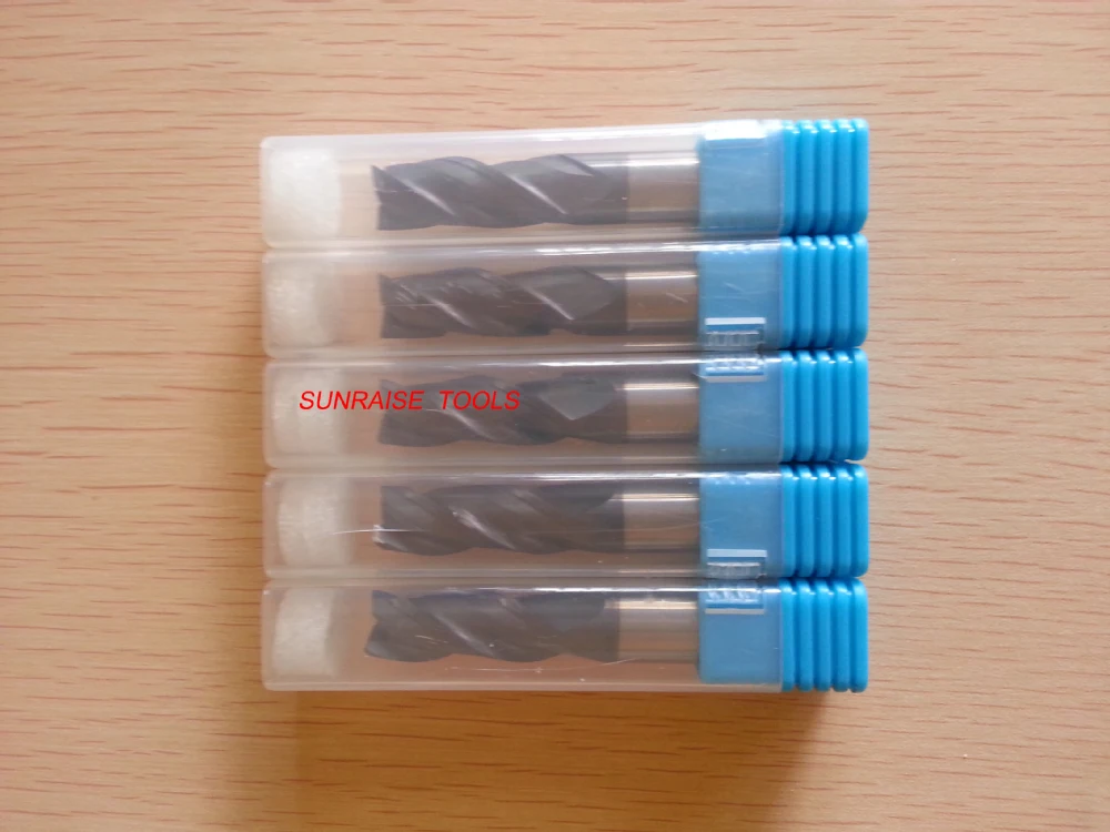 

CNC machine router cutter D12mm  75mm length Carbide Square End Mill 2 or 4 flutes HRC55 With coating free shipping good quality