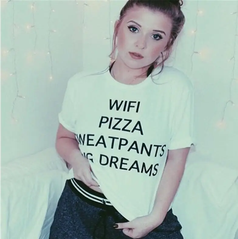 sweatpants with tee