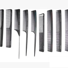 Салонная расческа t пластиковая черная парикмахерская расческа инструменты для стайлинга