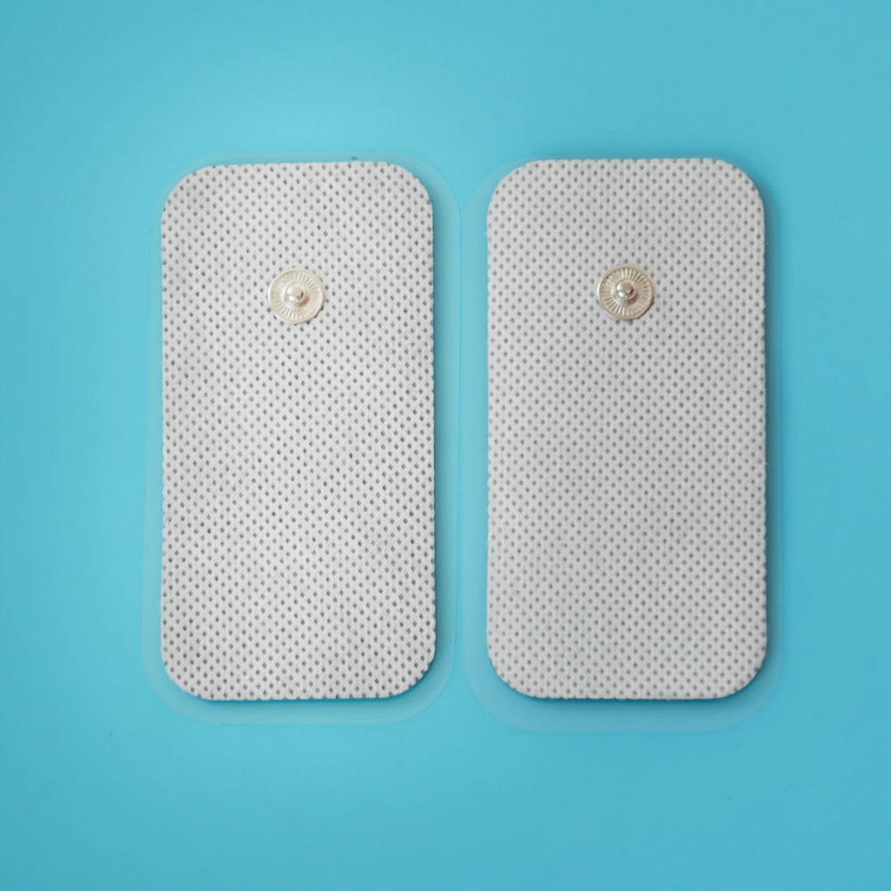 40pcs/lot(20pair) 4*8CM Electrode Pads for Tens EMS Unit with adhesive