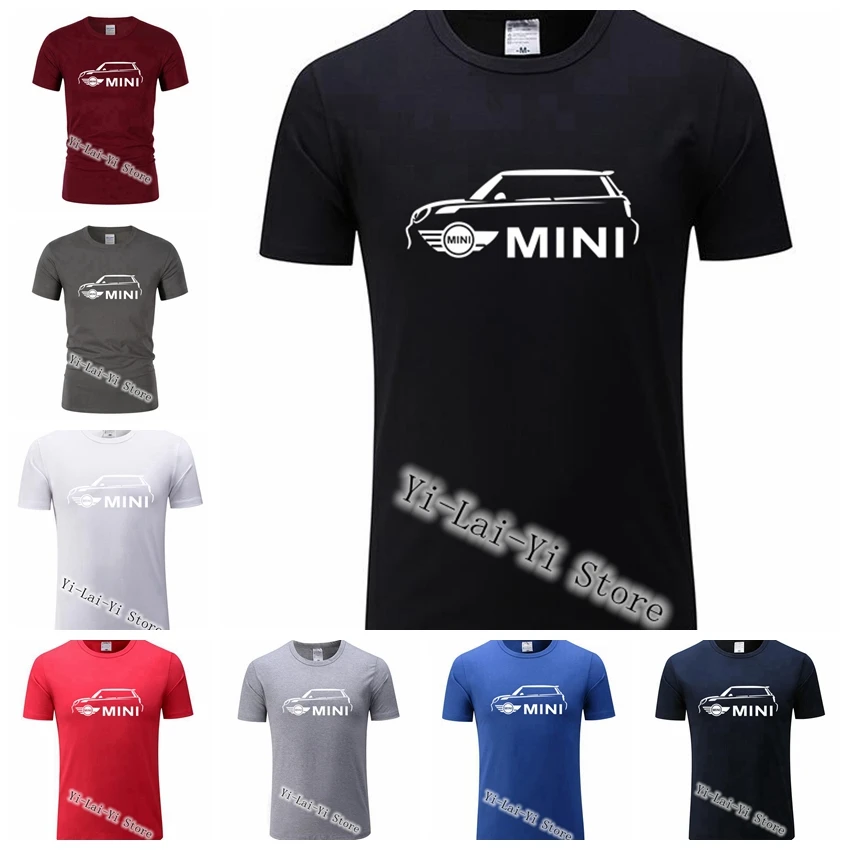 

Free Shipping! Cars TShirt Latest Mini Cooper s Print Car Men's T-Shirts Men Tshirts Personality Design Graphic Women T Shirt