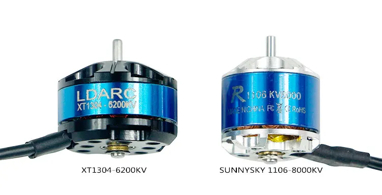 

LDARC Kingkong 1304 6200KV Mini Brushless Motor 2-3S PK1106 Motor Double Mounting Hole for FPV Racing Drone RC Racer Accessory