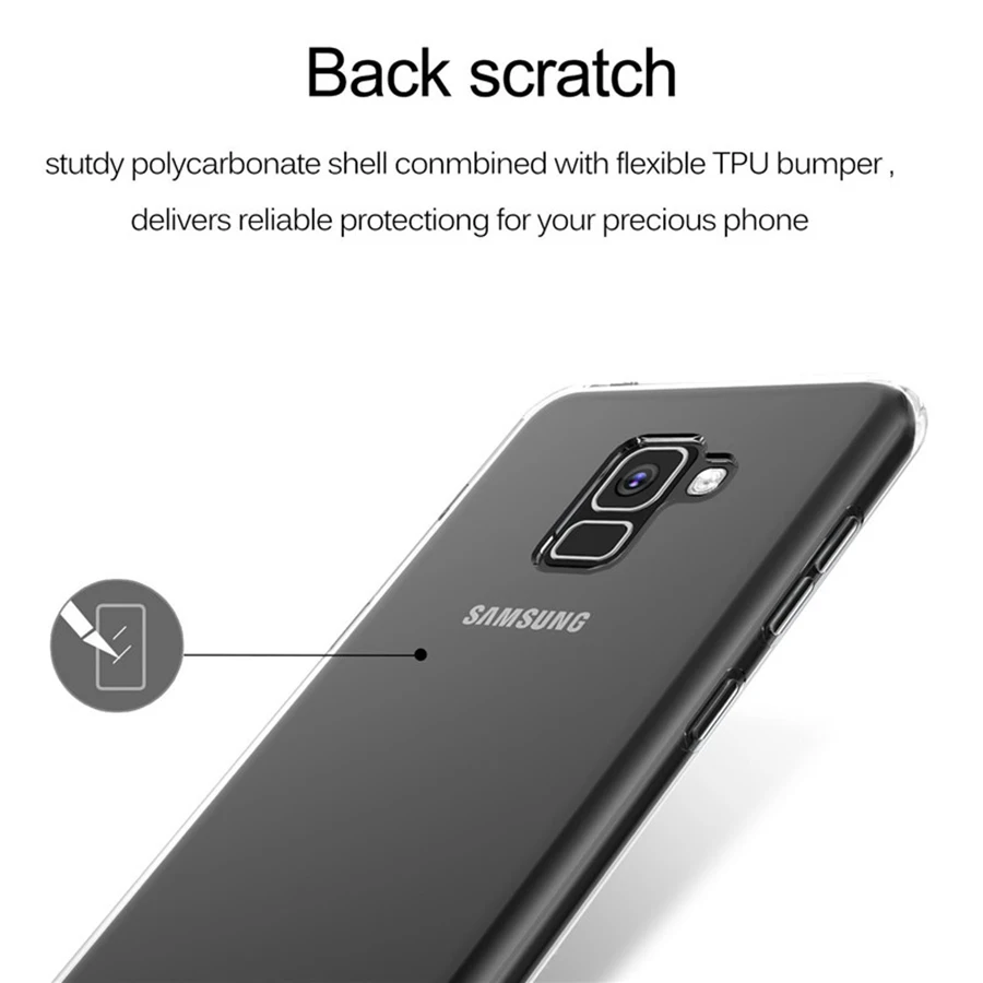Fizazi-Transparent-Clear-Soft-Gel-TPU-Case-for-Samsung-Galaxy-A6-A8-A8-Plus-A7-A9 (3)